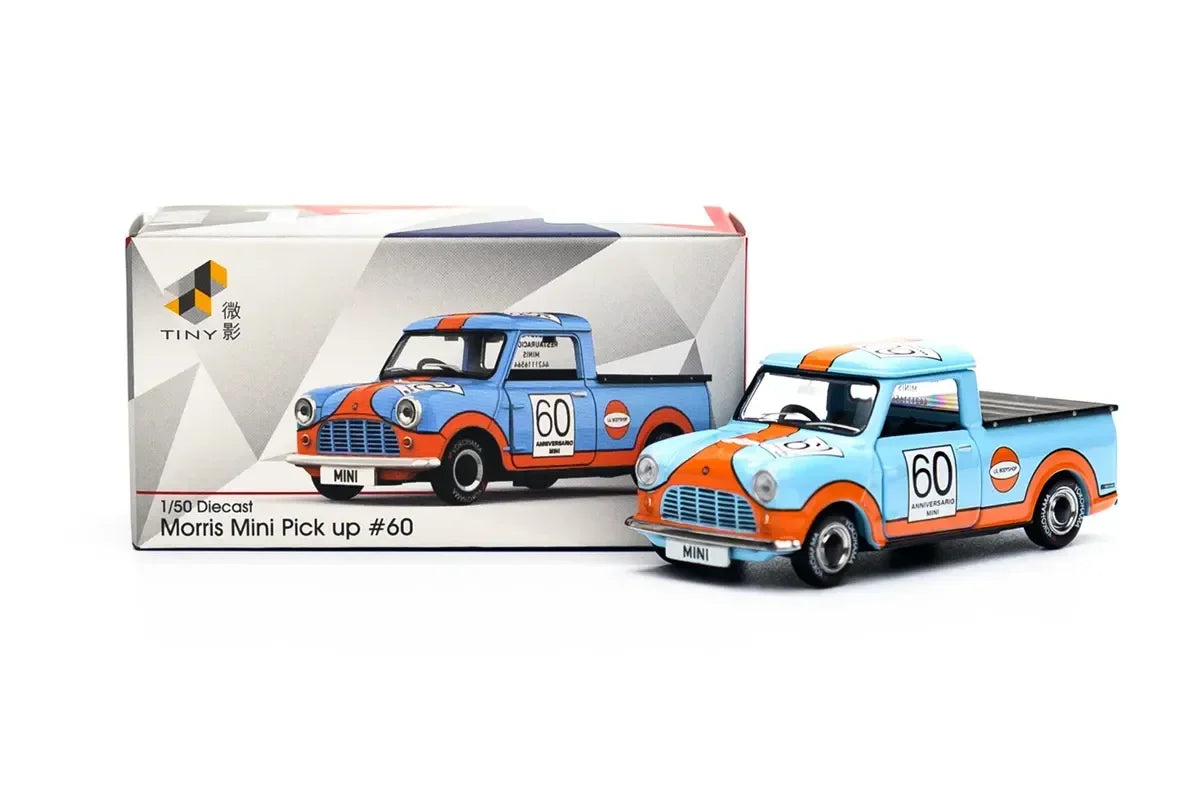 Premium scale diecast model car – Morris Mini Pickup #60, 1:50 Scale Collectible