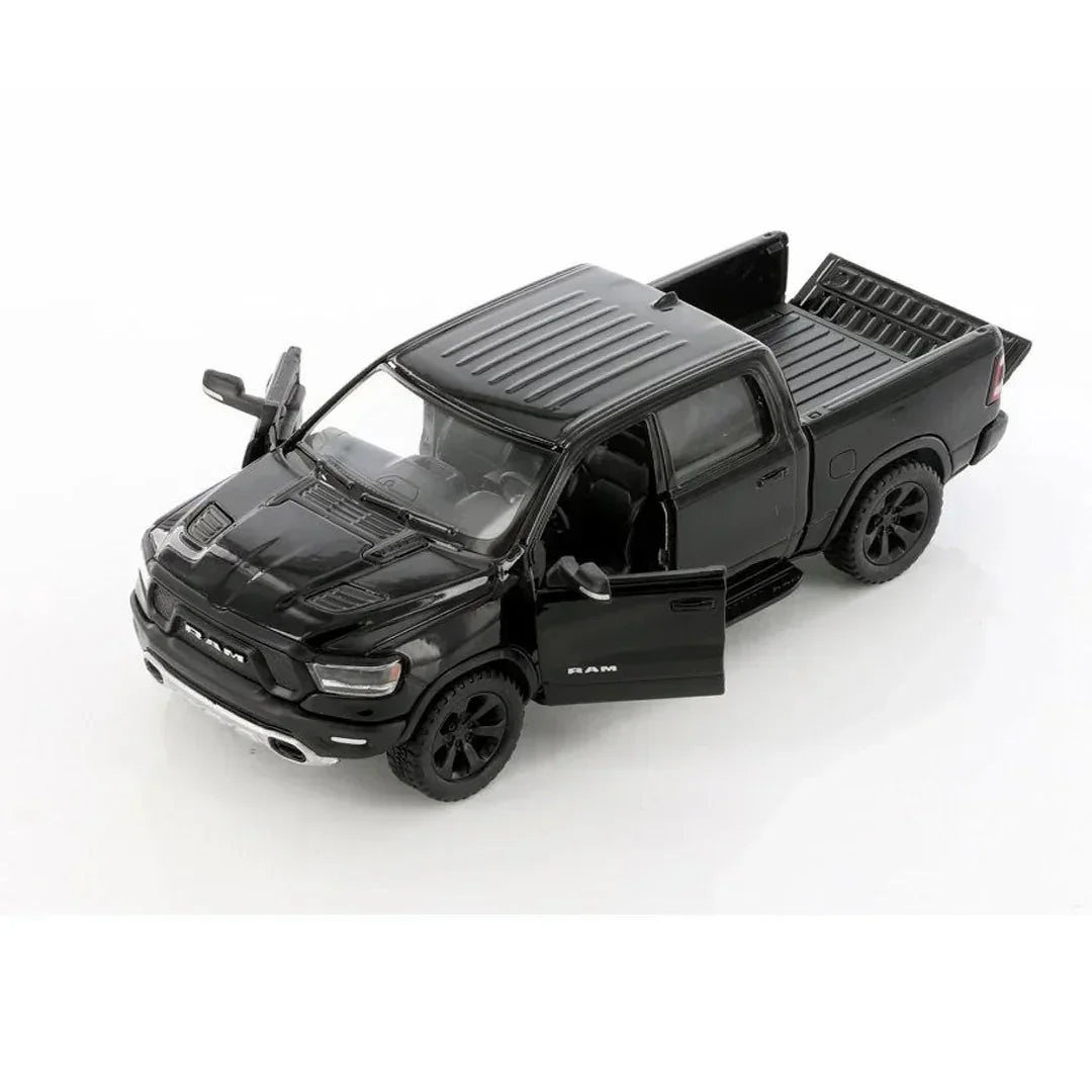 Premium scale diecast model car – Ram 1500 2019, 1:36 Scale (Black) Collectible