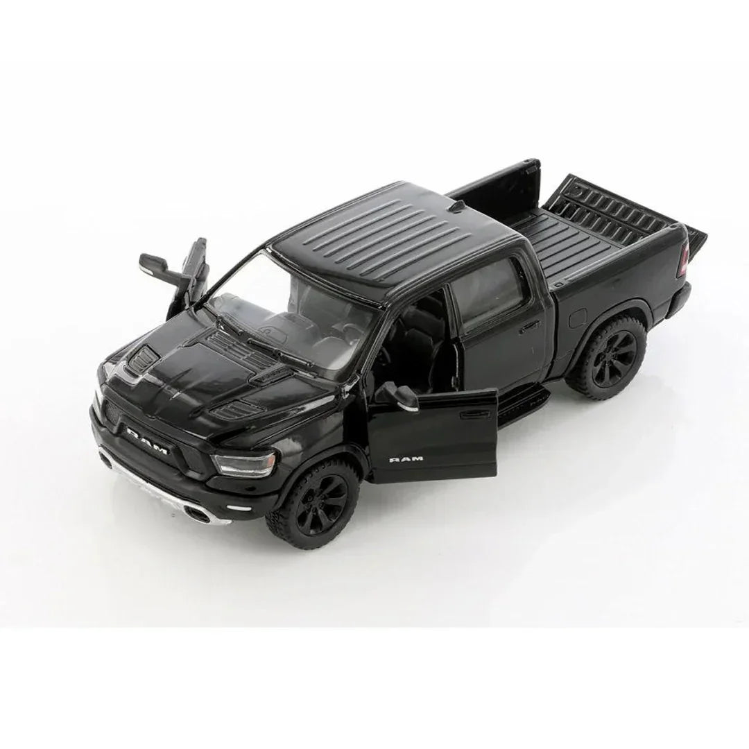 Premium scale diecast model car – Ram 1500 2019, 1:36 Scale (Black) Collectible