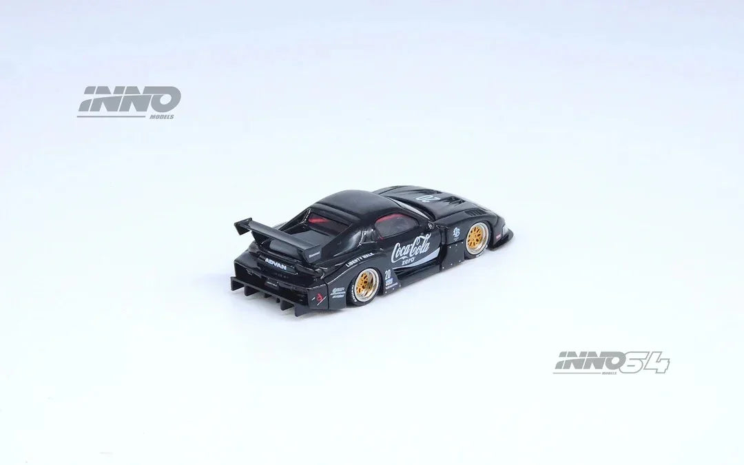 Premium scale diecast model car – *PRE-ORDER* Mazda RX7 (FD3S) LB-Super Silhouette, 1:64 Scale (Black) Collectible