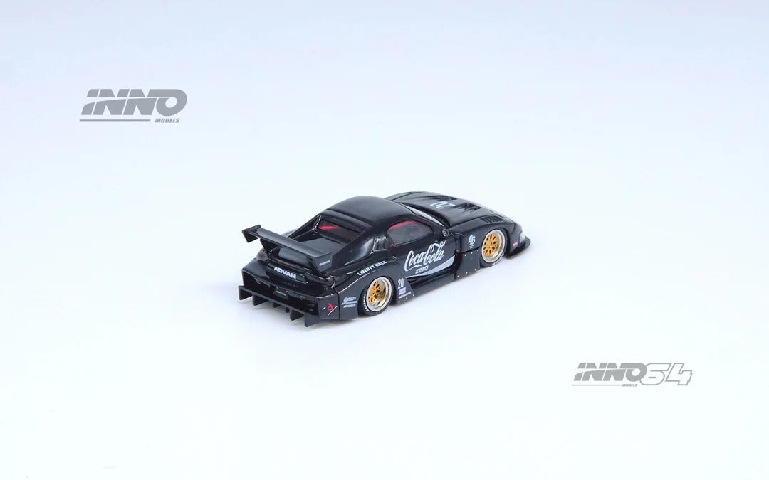 Premium scale diecast model car – *PRE-ORDER* Mazda RX7 (FD3S) LB-Super Silhouette, 1:64 Scale (Black) Collectible