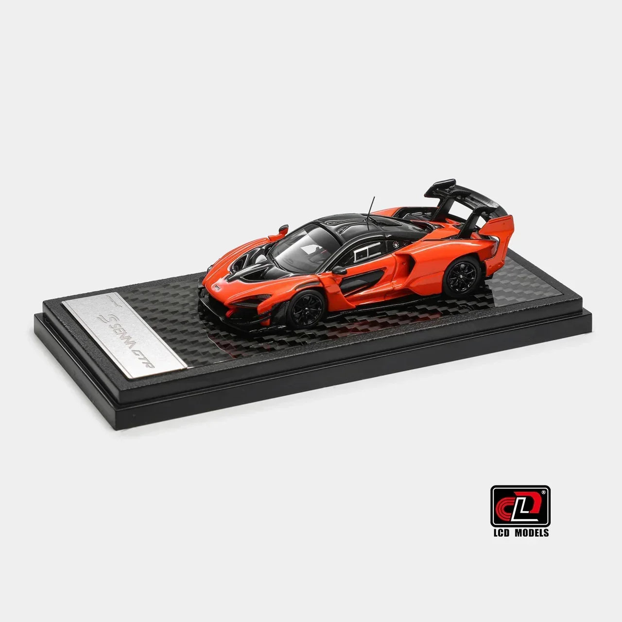 Premium scale diecast model car – McLaren Senna GTR, 1:64 Scale (Orange) Collectible