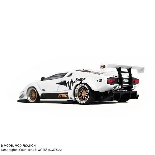 Premium scale diecast model car – Lamborghini Countach LB-WORKS (FNRC), 1:64 Scale Collectible