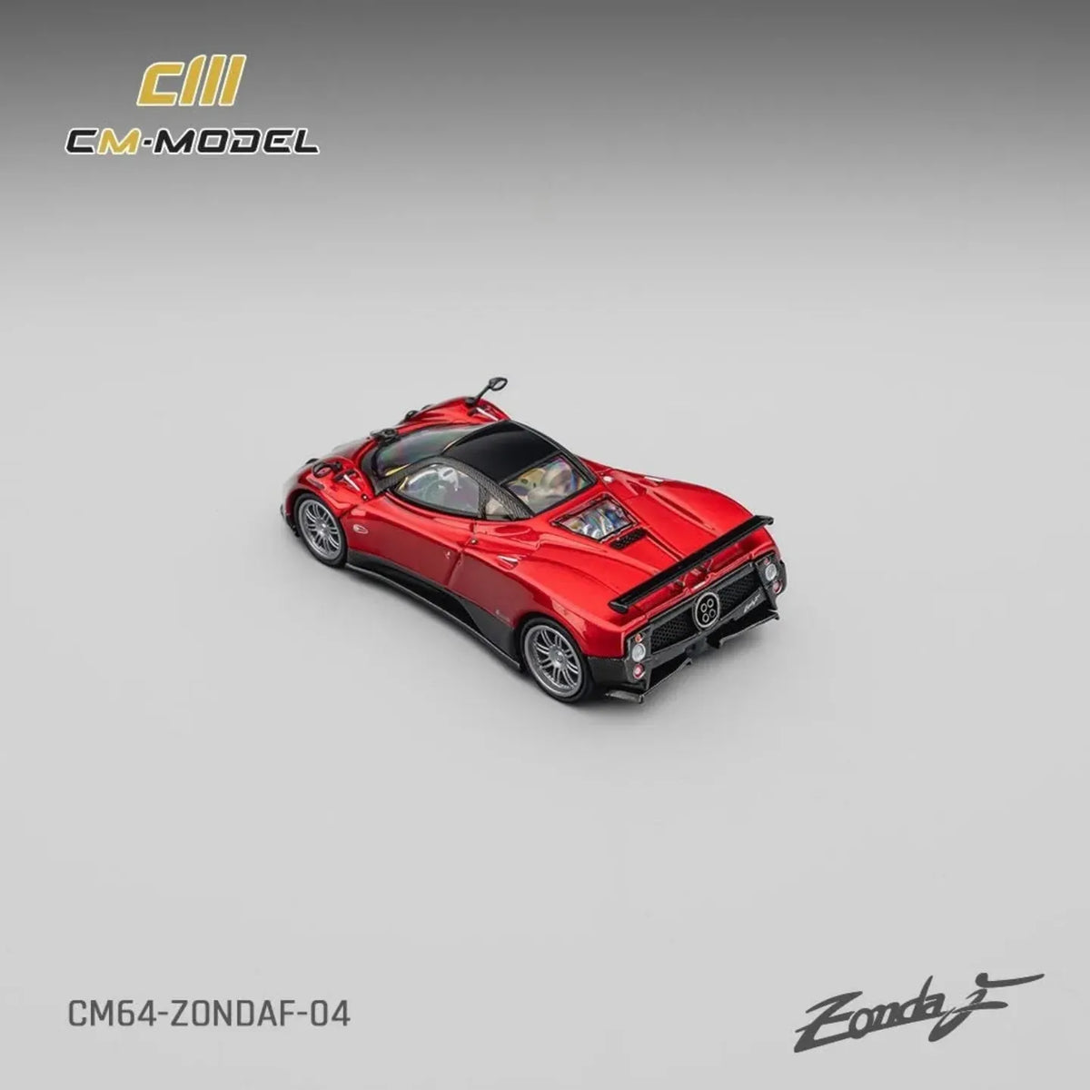 Pagani Zonda F, 1:64 Scale (Metallic Red)