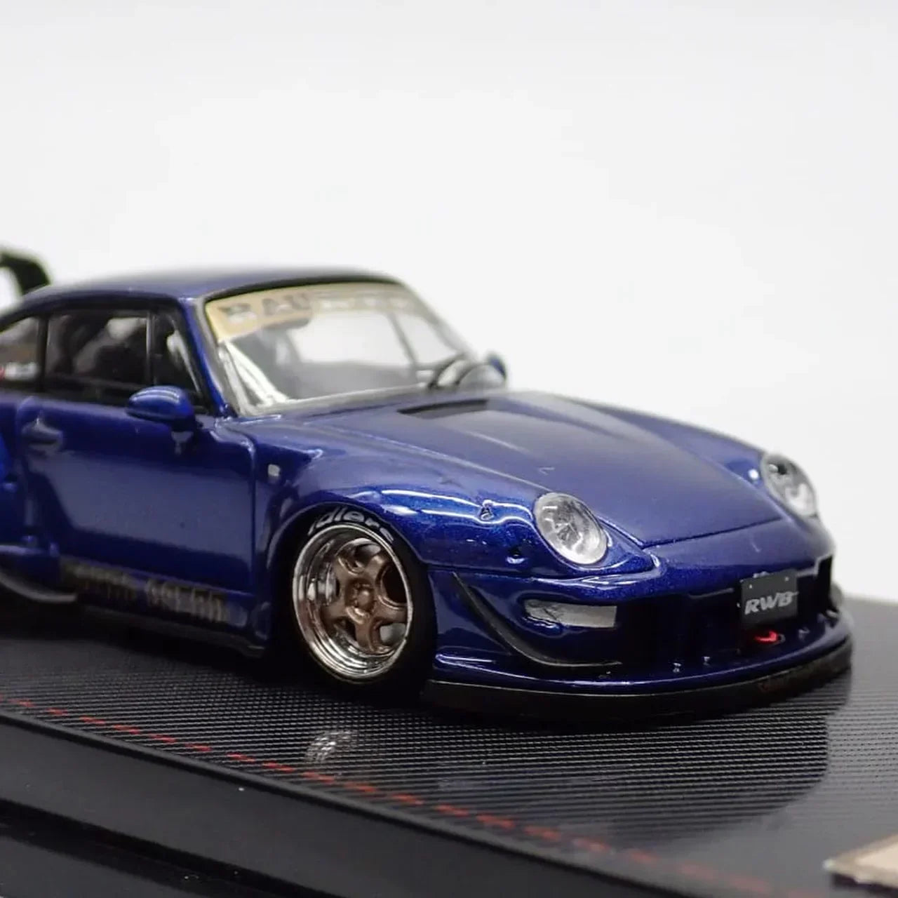 Premium scale diecast model car – *TMCS 2026* RWB 993 Blue Metallic, 1:64 Scale Collectible