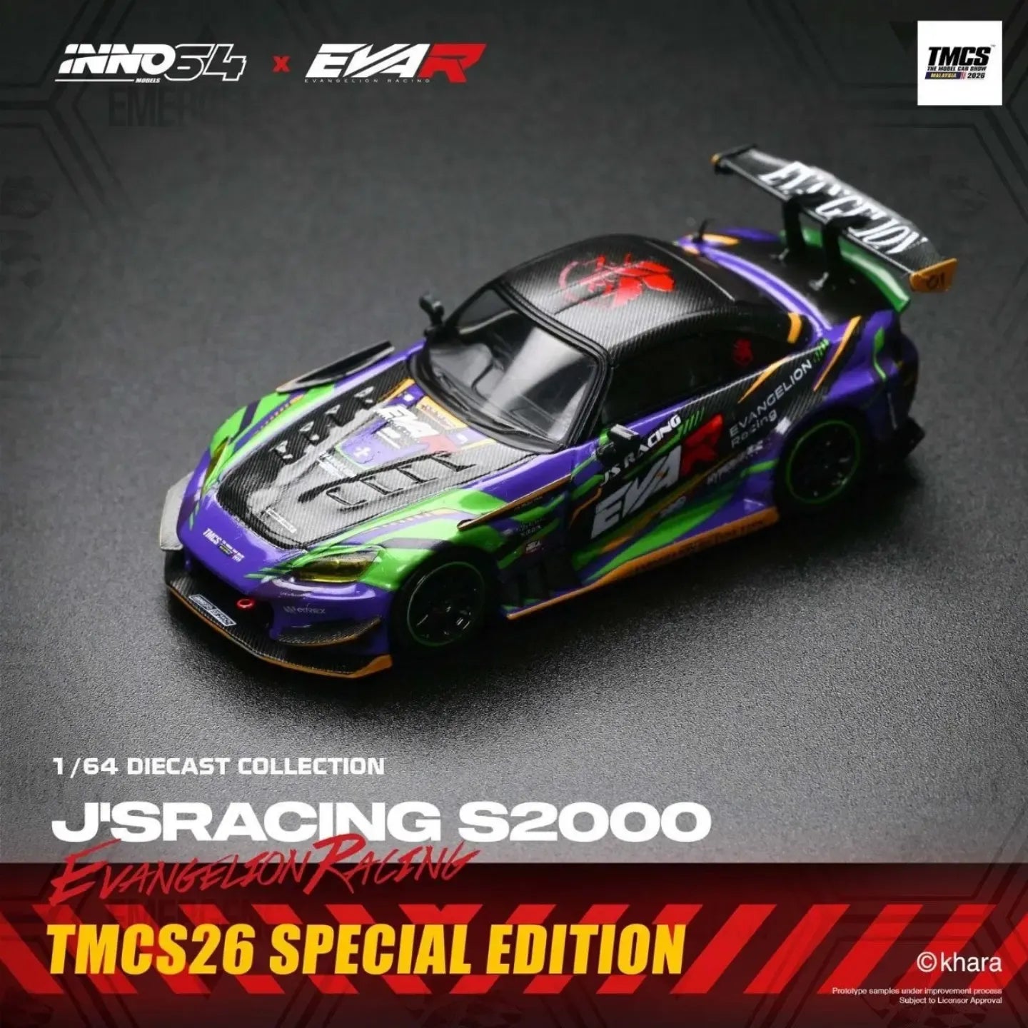 *TMCS 2026* S2000 JS Racing x EVA Racing, 1:64 Scale