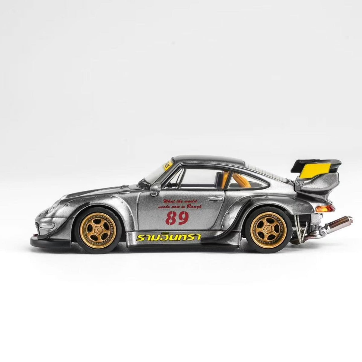 *PRE-ORDER* RWB 993 – Ramrinta Gun Grey / Racing Livery (Chance of Chase Car), 1:64 Scale