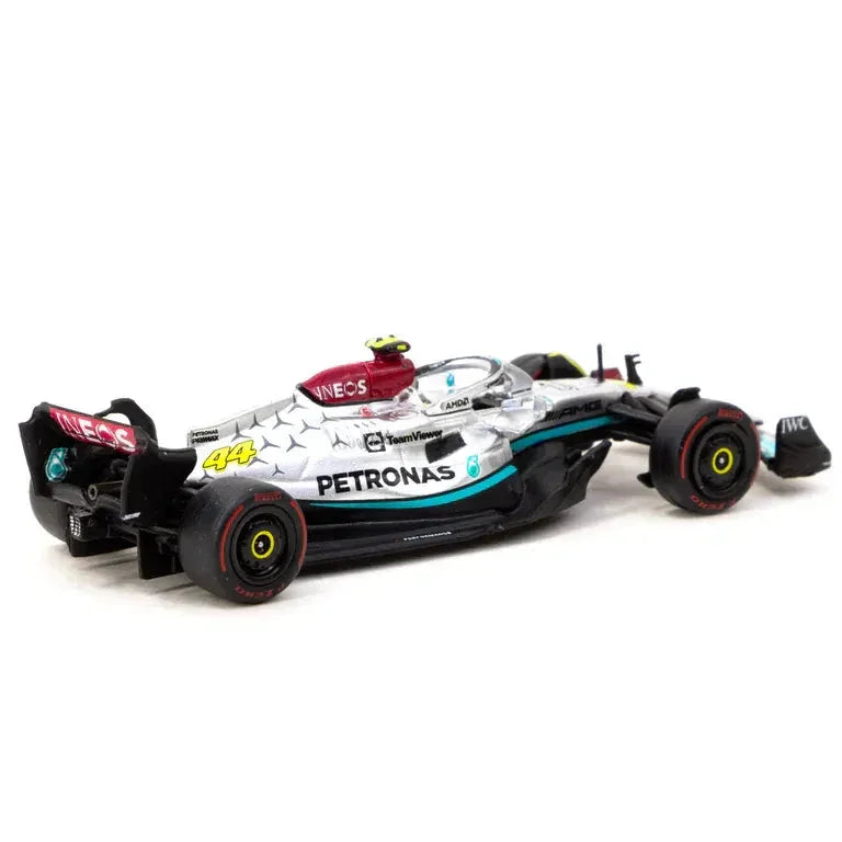 Premium scale diecast model car – Mercedes-AMG F1 W13 E Performance Sao Paulo Grand Prix #44 Lewis Hamilton 2022, 1:64 Scale Collectible