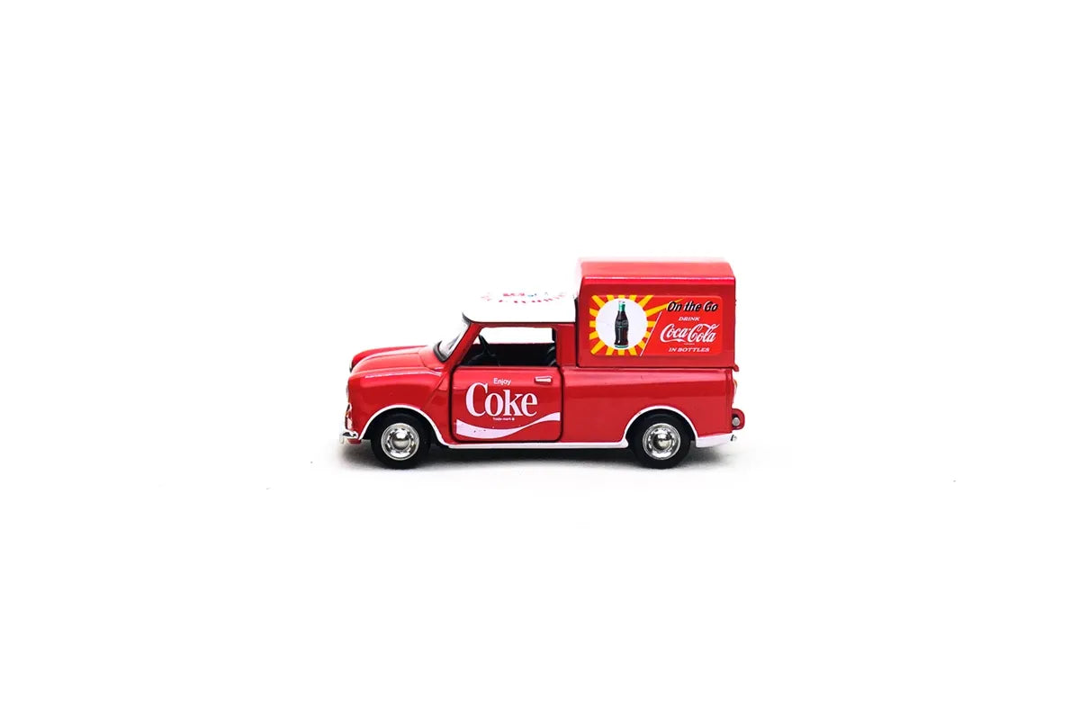 Premium scale diecast model car – Morris Mini Pickup Coca-Cola, 1:50 Scale Collectible