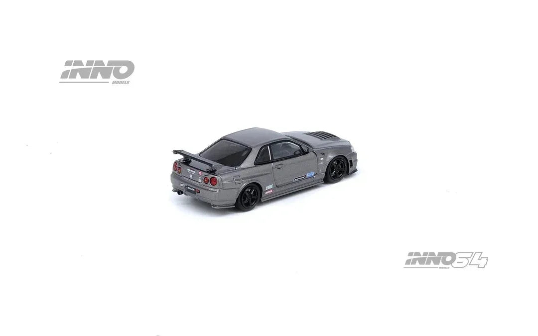 Premium scale diecast model car – *PRE-ORDER* Nissan Skyline GT-R (R34) Omori Factory "Clubman Race Spec",1:64 Scale Collectible
