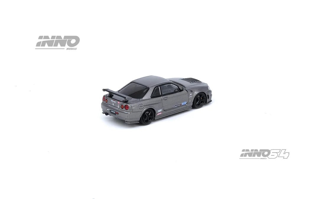 Premium scale diecast model car – *PRE-ORDER* Nissan Skyline GT-R (R34) Omori Factory "Clubman Race Spec",1:64 Scale Collectible