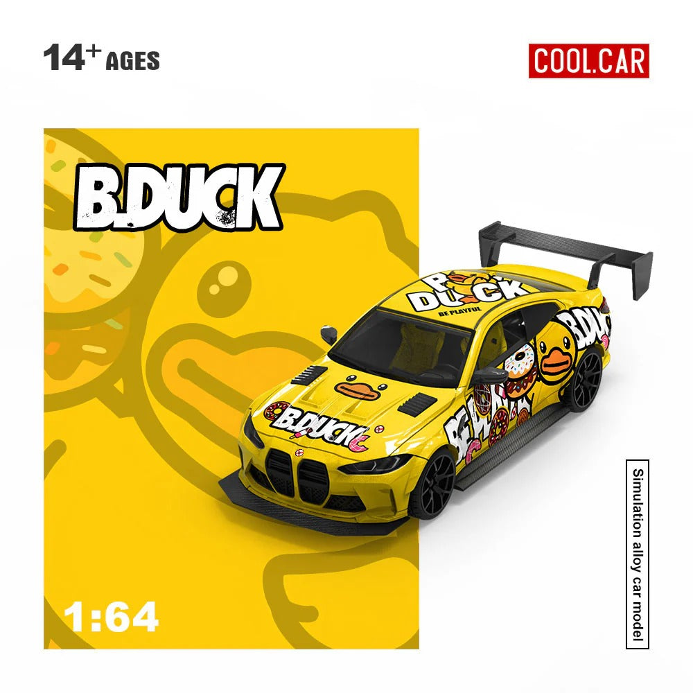 *PRE-ORDER* BMW M4, 1:64 Scale (Yellow)