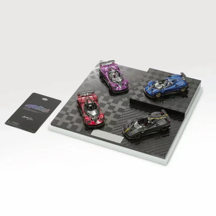 Premium scale diecast model car – Pagani Zonda HP, 1:64 Scale (Four Carbon Set) Collectible