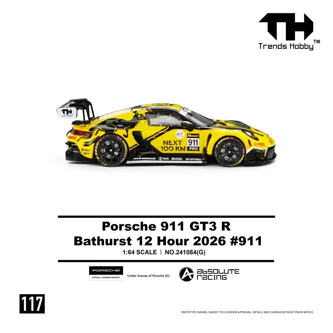 Premium scale diecast model car – *PRE-ORDER* Porsche 911 GT3 R B12H 911 2026, 1:64 Scale Collectible
