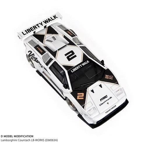 Lamborghini Countach LB-WORKS (FNRC), 1:64 Scale