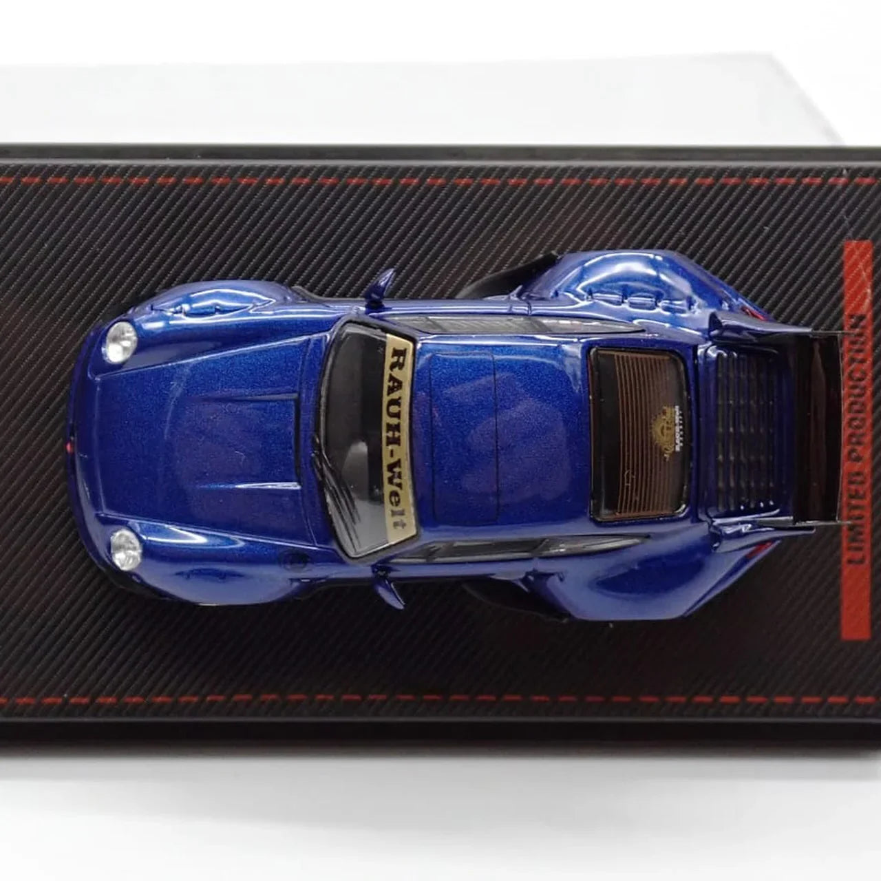 Premium scale diecast model car – *TMCS 2026* RWB 993 Blue Metallic, 1:64 Scale Collectible