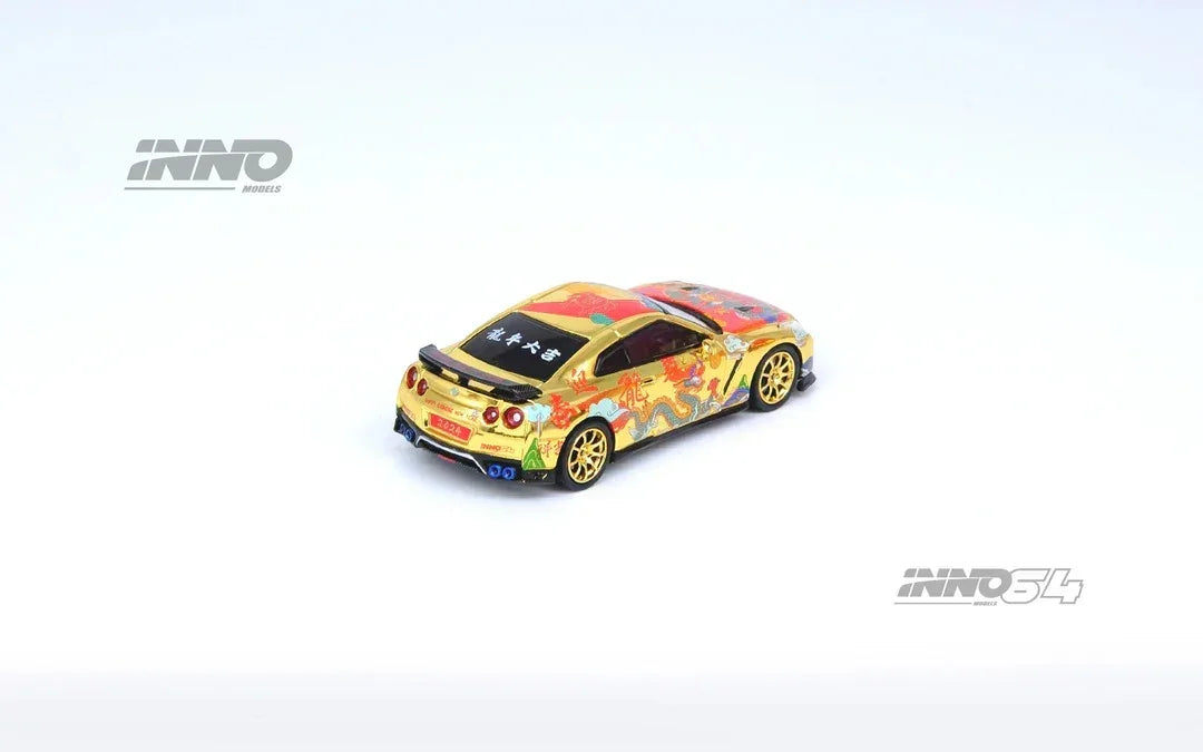 Premium scale diecast model car – *PRE-ORDER* Nissan GT-R (R35) Year of The Dragon Special Edition (Chinese New Year 2024 Special Edition), 1:64 Scale Collectible