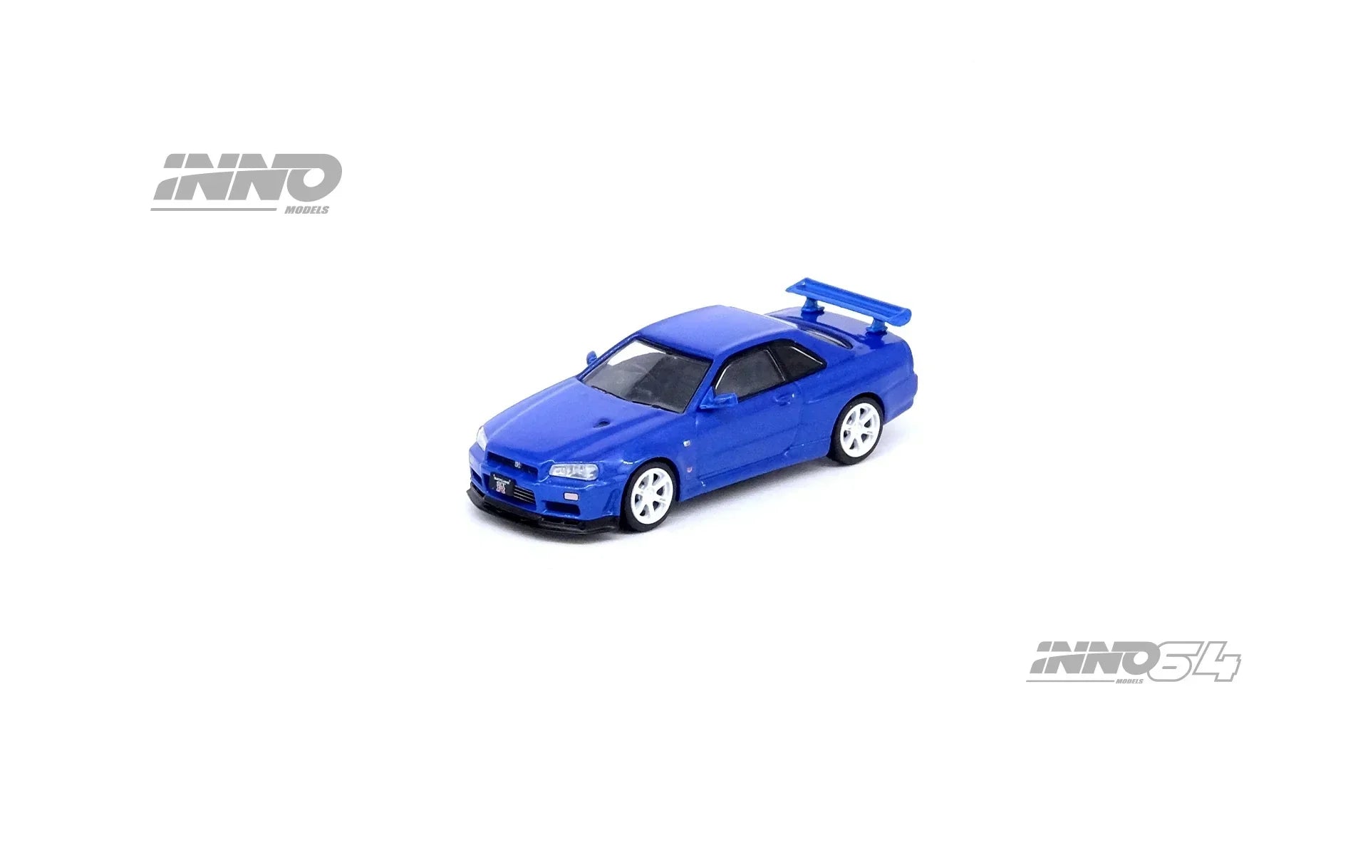 Premium scale diecast model car – *PRE-ORDER* Nissan Skyline GT-R (R34) V-Spec II N1, 1:64 Scale (Blue) Collectible