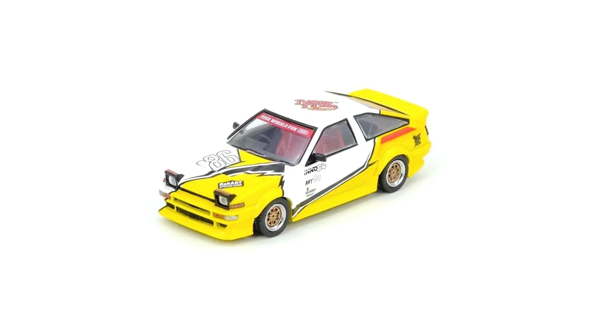 Premium scale diecast model car – Toyota Sprinter Trueno AE86 Brunei Diecast Kustom Show 2024, 1:64 Scale Collectible
