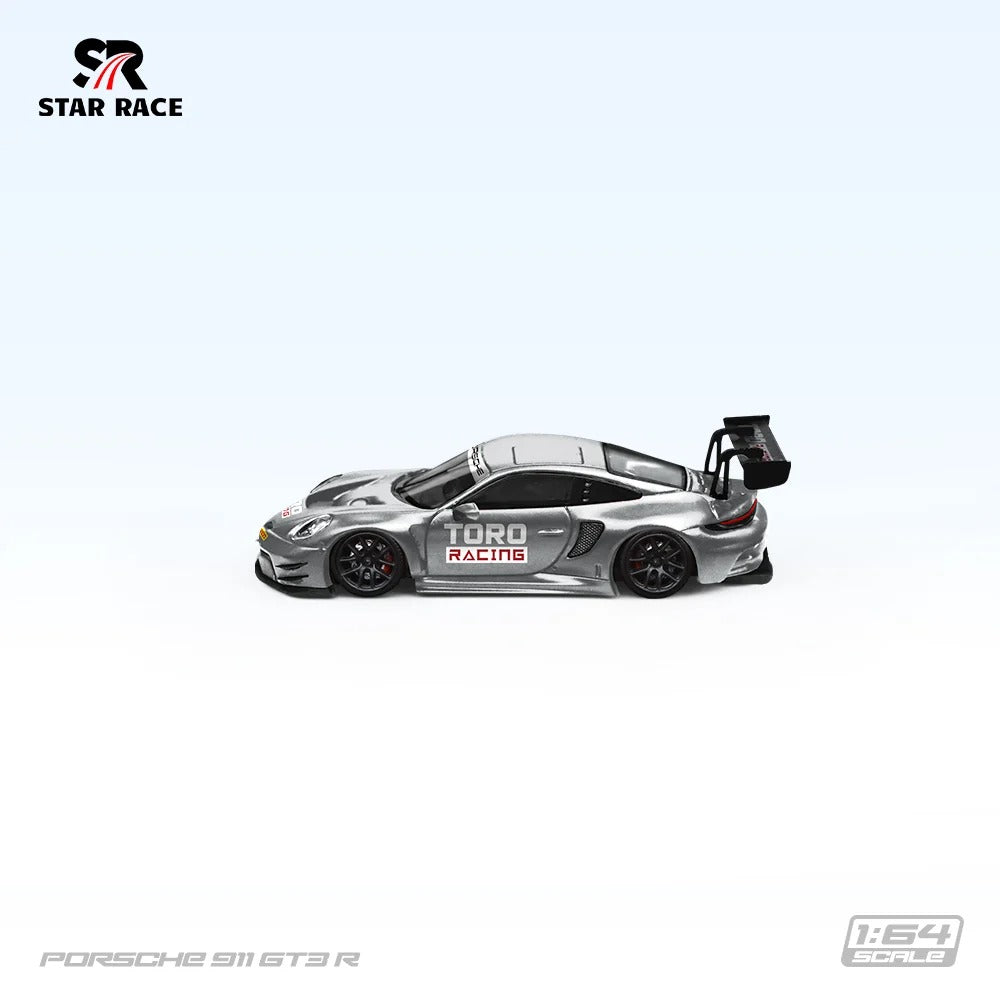 Porsche 911 GT3 R TORO Racing, 1:64 Scale (Grey)
