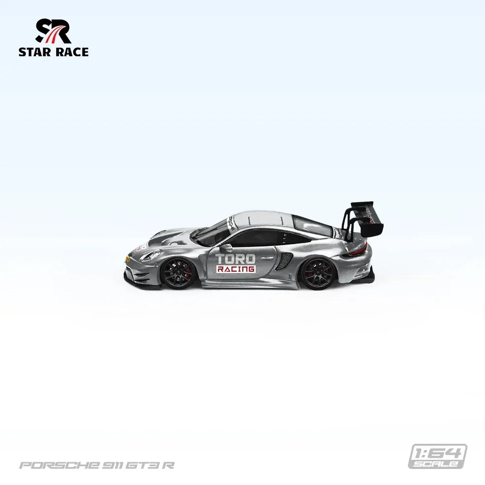 Porsche 911 GT3 R TORO Racing, 1:64 Scale (Grey)
