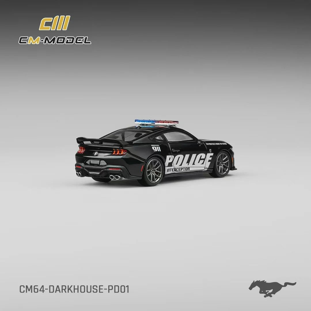 Ford Dark Horse Black, 1:64 Scale