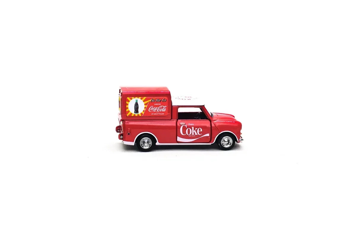 Premium scale diecast model car – Morris Mini Pickup Coca-Cola, 1:50 Scale Collectible