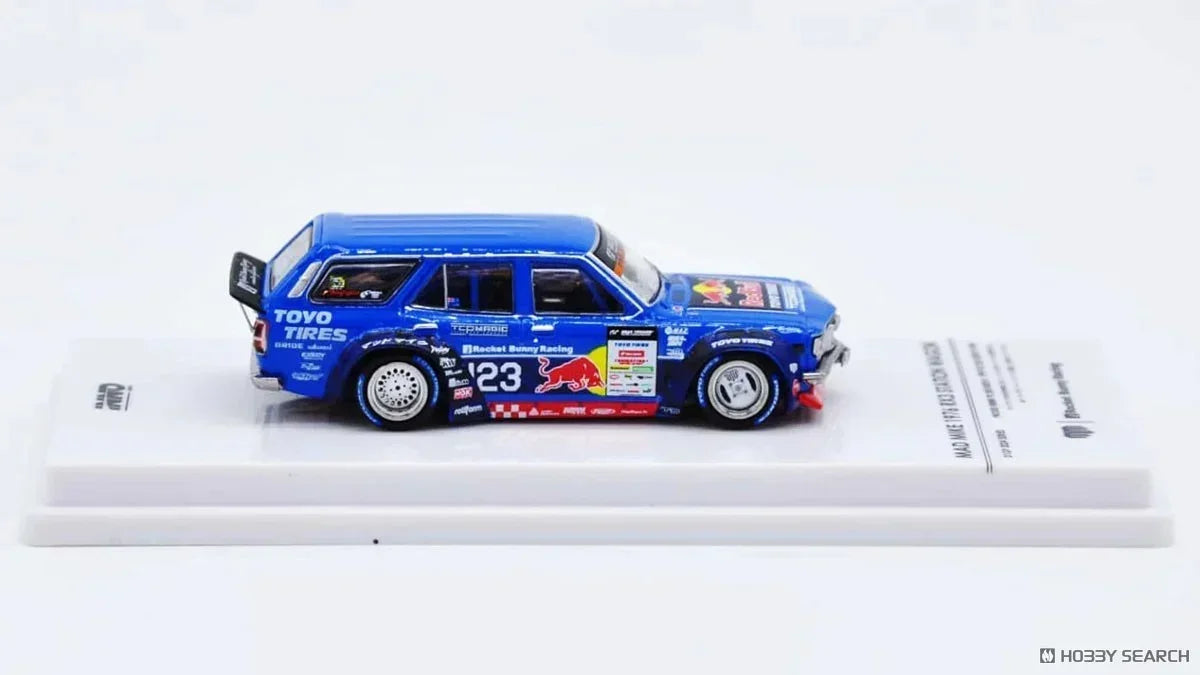 Premium scale diecast model car – Mad Mike 1976 Mazda Rx3 Station Wagon Tokyo Auto Salon 2024, 1:64 Scale Collectible