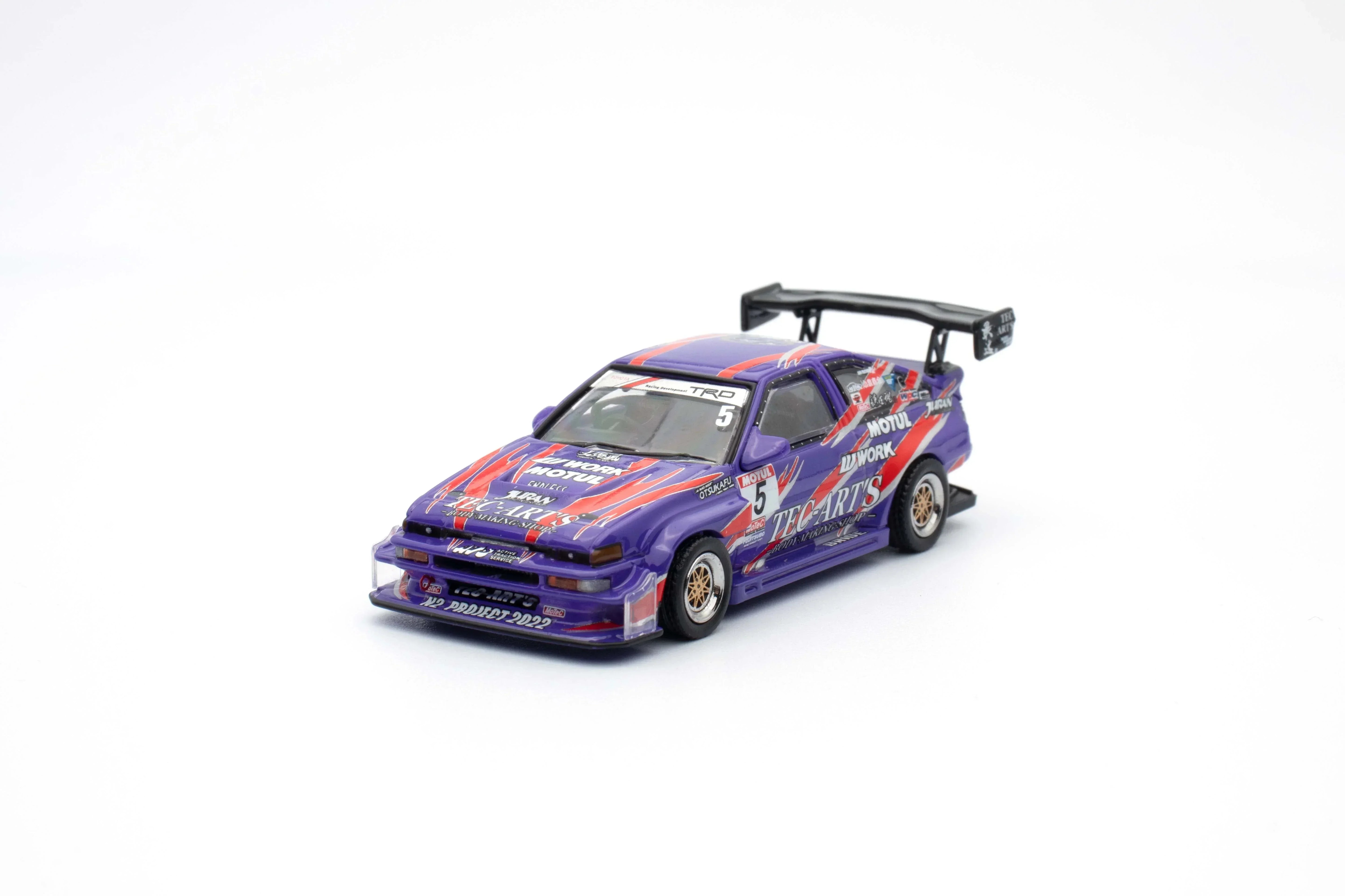 Premium scale diecast model car – *PRE-ORDER* Toyota Sprinter Trueno AE86 N2 Project By Tec-Art'S, 1:64 Scale Collectible