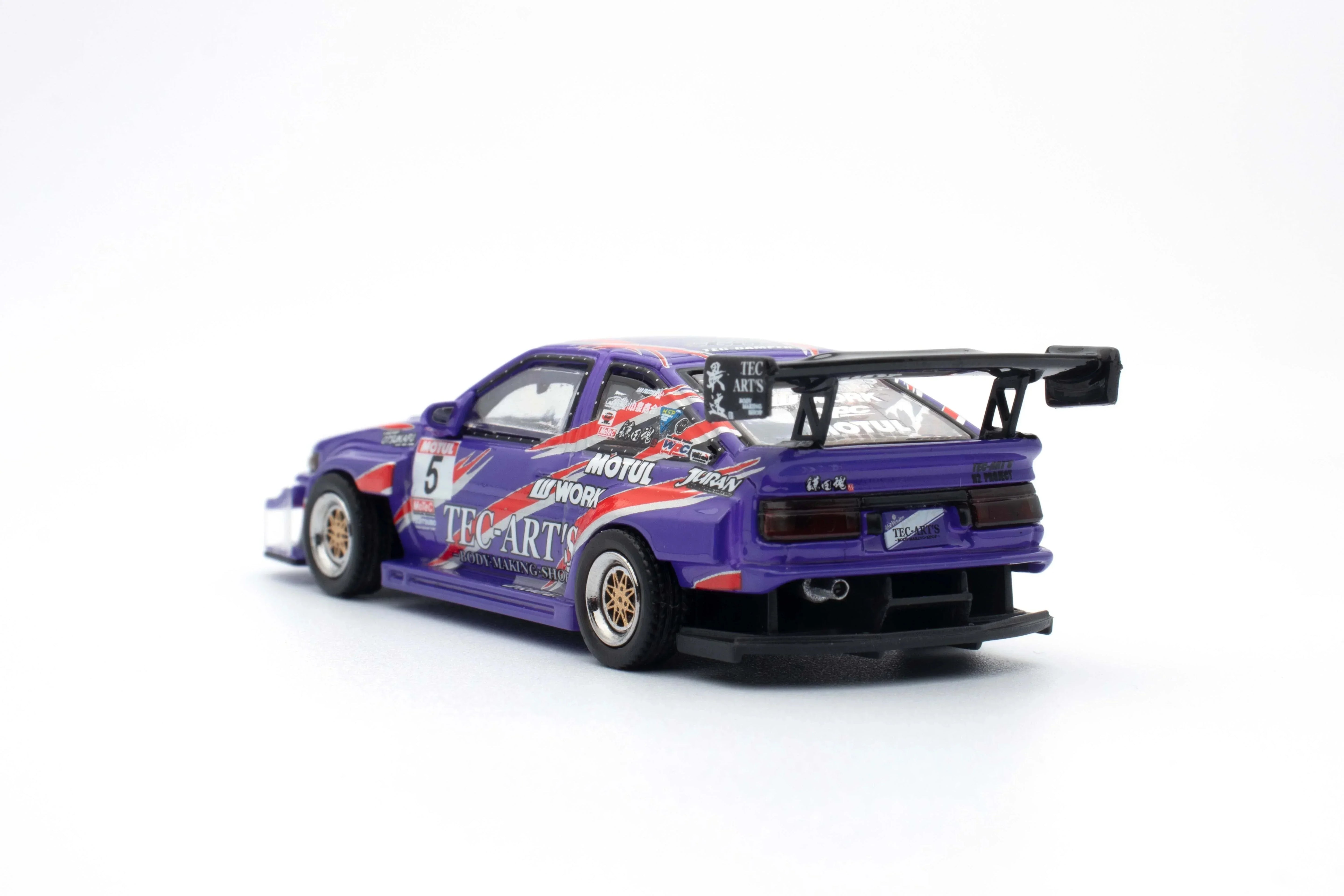 Premium scale diecast model car – *PRE-ORDER* Toyota Sprinter Trueno AE86 N2 Project By Tec-Art'S, 1:64 Scale Collectible