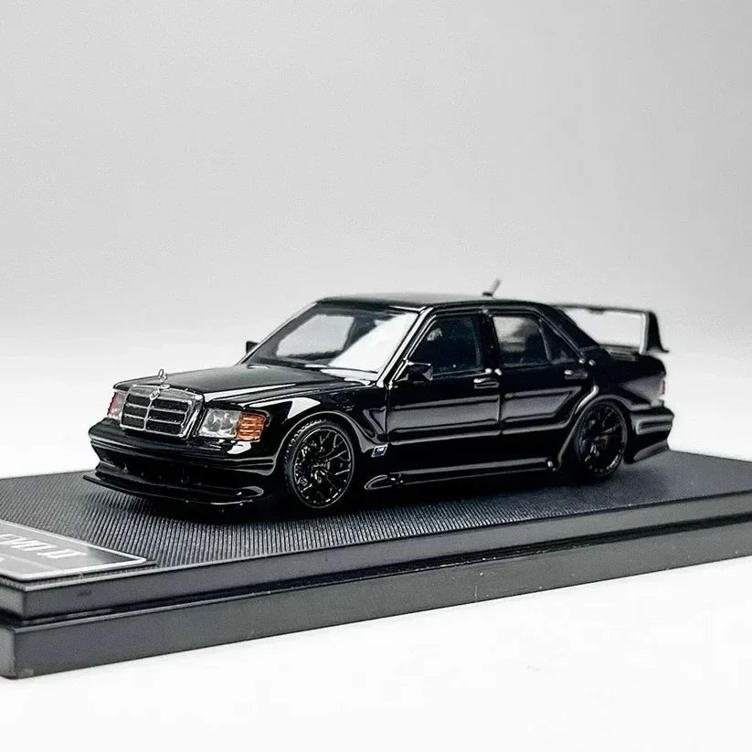 Premium scale diecast model car – Mercedes Benz 190E W201 EVO II (Limited to 999pcs), 1:64 Scale (Black) Collectible