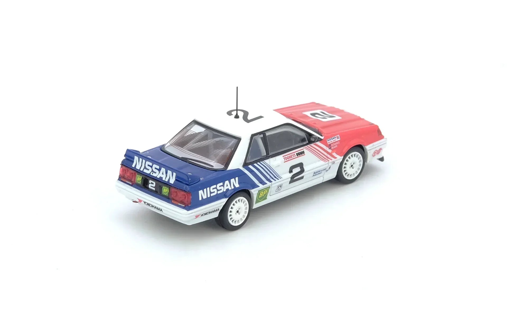 Premium scale diecast model car – Nissan Skyline GTR-S (HR31) #2 "Nissan Motor Sport" Sandown 500 Winner 1989, 1:64 Scale Collectible