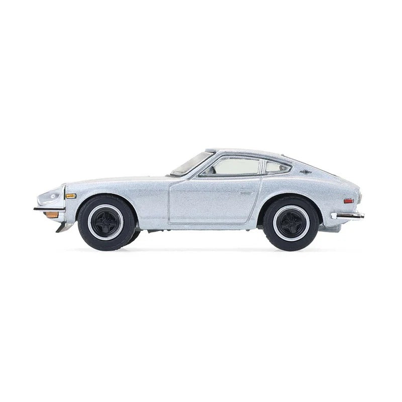 Premium scale diecast model car – Datsun 240Z Barrett-Jackson 1970, 1:64 Scale (Grey) Collectible