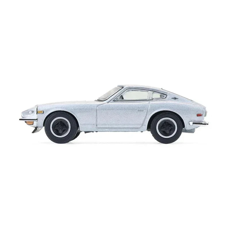 Premium scale diecast model car – Datsun 240Z Barrett-Jackson 1970, 1:64 Scale (Grey) Collectible