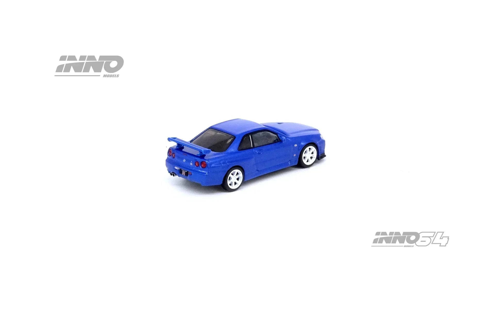 Premium scale diecast model car – *PRE-ORDER* Nissan Skyline GT-R (R34) V-Spec II N1, 1:64 Scale (Blue) Collectible