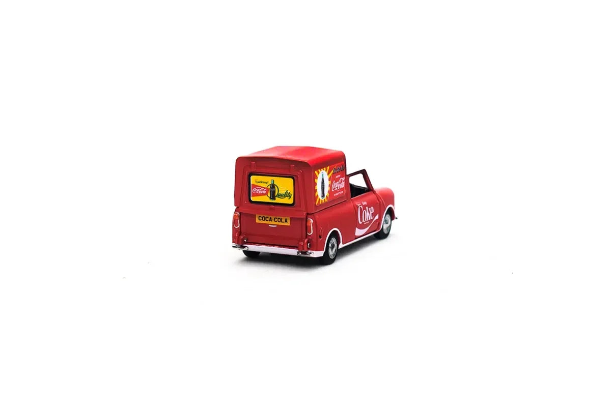 Premium scale diecast model car – Morris Mini Pickup Coca-Cola, 1:50 Scale Collectible