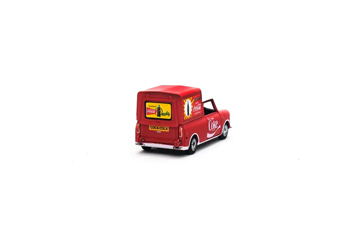 Premium scale diecast model car – Morris Mini Pickup Coca-Cola, 1:50 Scale Collectible