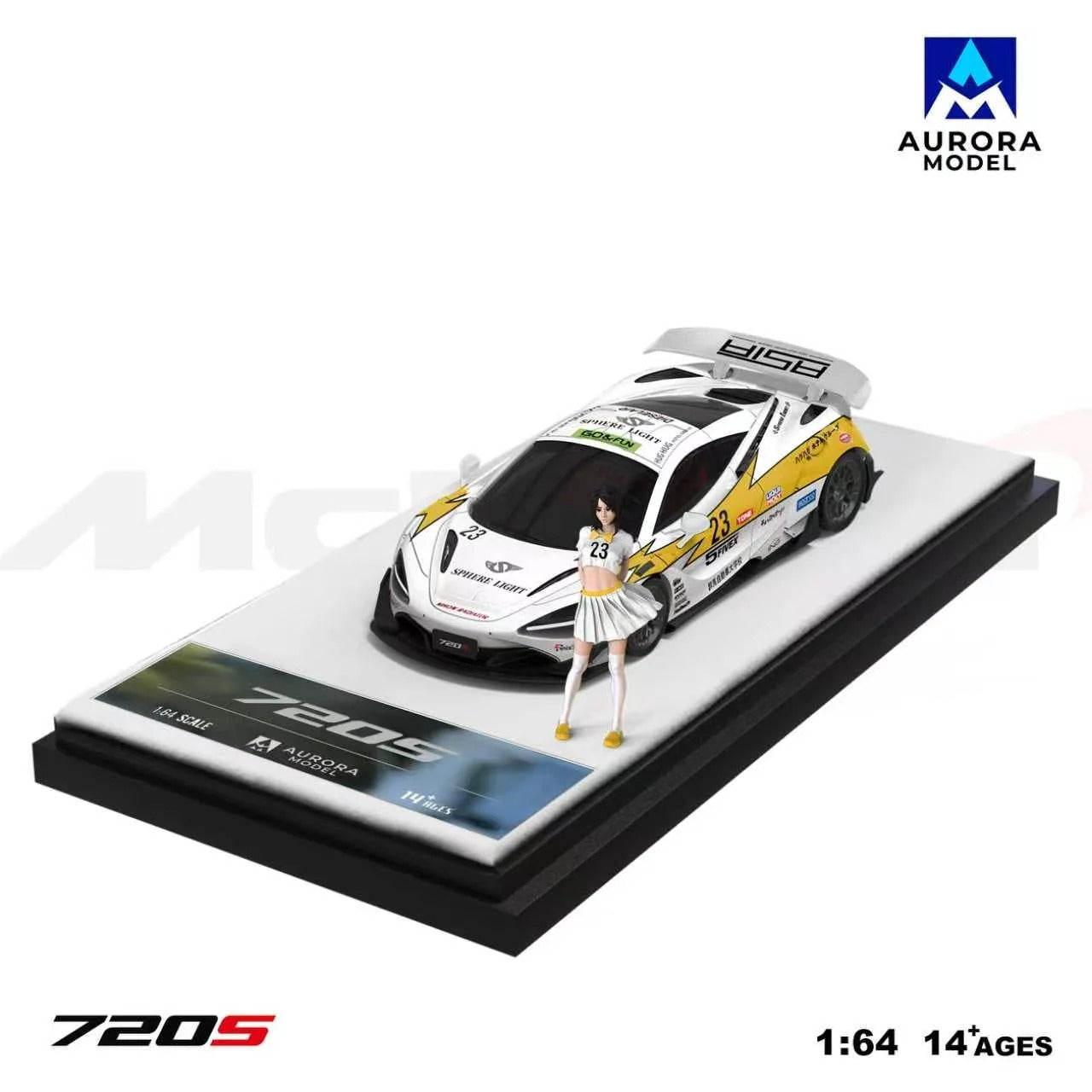 *PRE-ORDER* McLaren 720S Lightning Finesh Series with Figure, 1:64 Scale