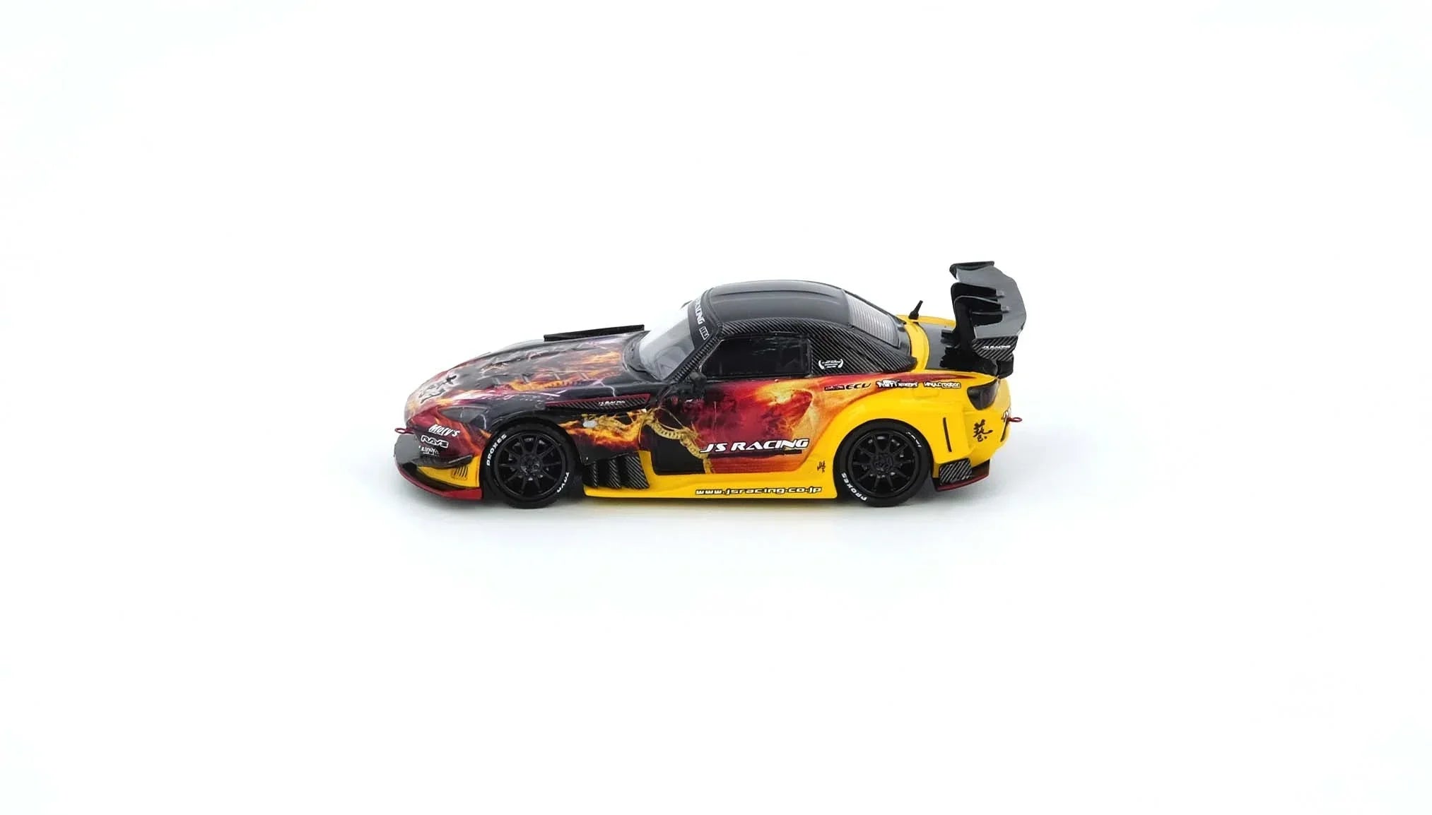 Premium scale diecast model car – *PRE-ORDER* Honda S2000 J'S Racing Maou, 1:64 Scale Collectible