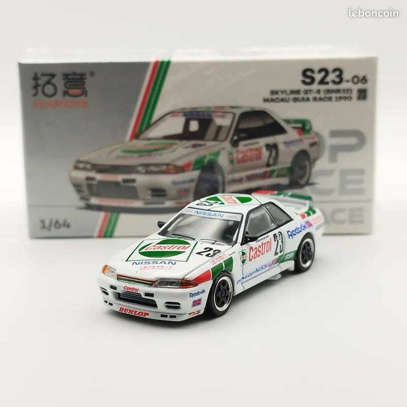 Skyline GT-R (BNR32) Macau Guia Race 1990 #23, 1:64 Scale