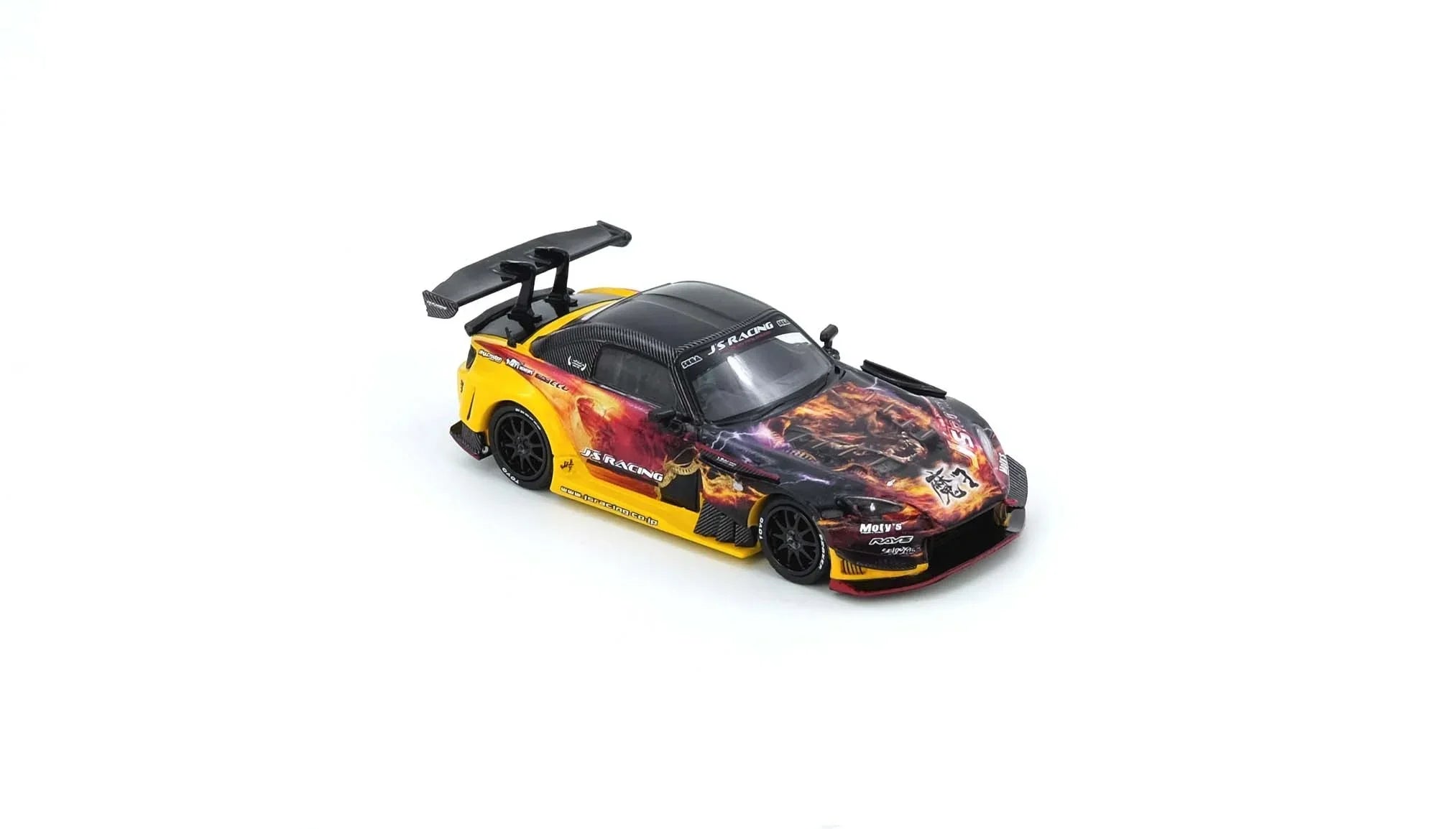 Premium scale diecast model car – *PRE-ORDER* Honda S2000 J'S Racing Maou, 1:64 Scale Collectible