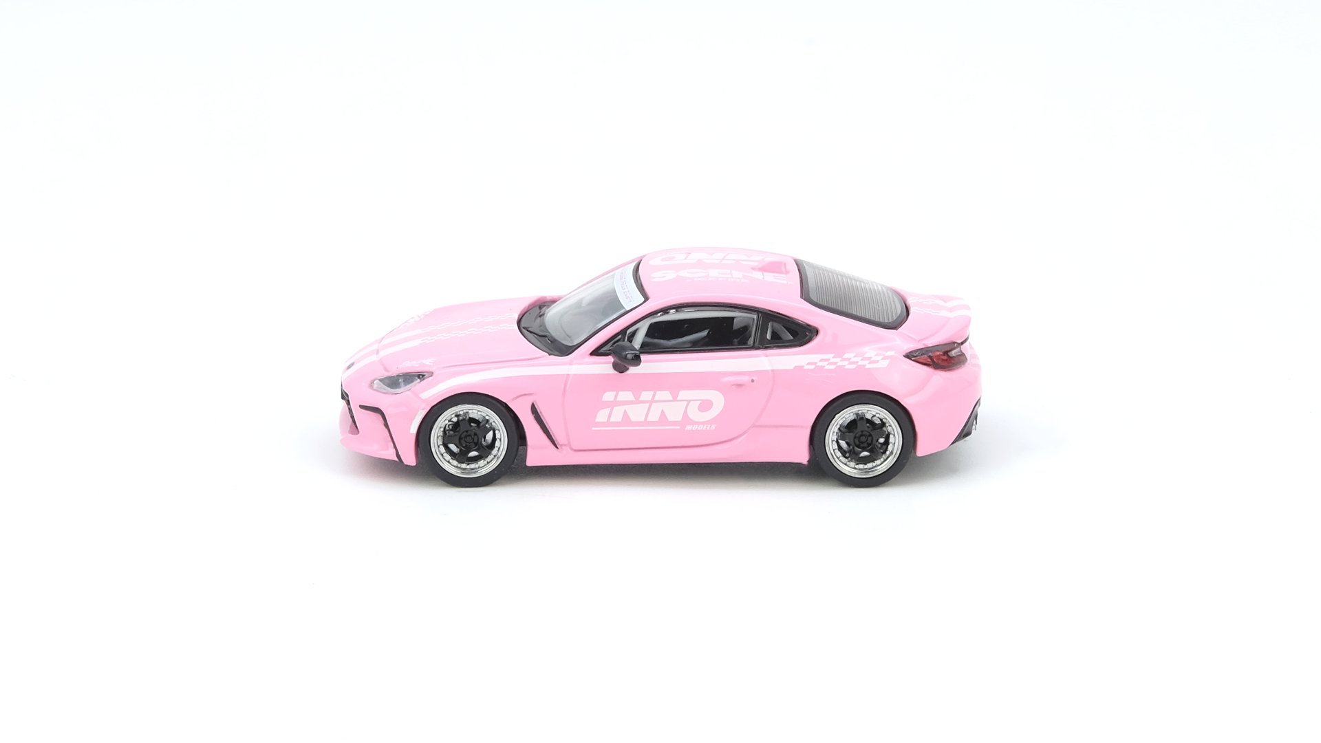 Premium scale diecast model car – *PRE-ORDER* Toyota GR86 "Inno X Scene" Macau Grand Prix 2024 (Hardbox Packaging ), 1:64 Scale (Pink) Collectible