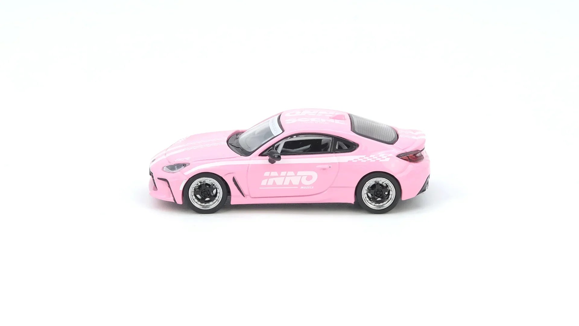 Premium scale diecast model car – *PRE-ORDER* Toyota GR86 "Inno X Scene" Macau Grand Prix 2024 (Hardbox Packaging ), 1:64 Scale (Pink) Collectible