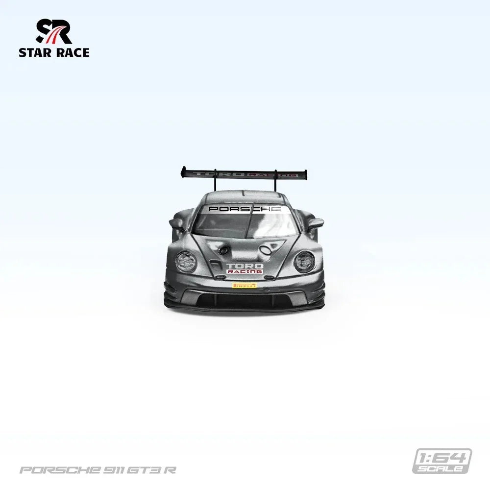 Porsche 911 GT3 R TORO Racing, 1:64 Scale (Grey)