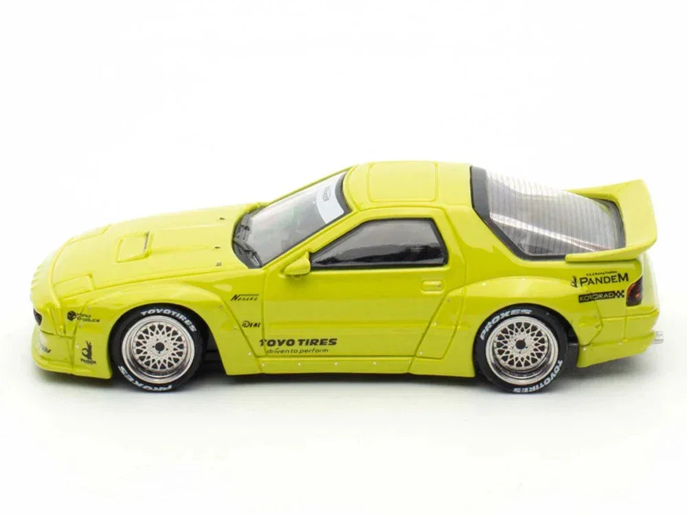 Premium scale diecast model car – Mazda RX7 (Fc3S) Pandem / Rocket Bunny Tmcs 2025 Event Edition W/ Chase Car, 1;64 Scale Collectible