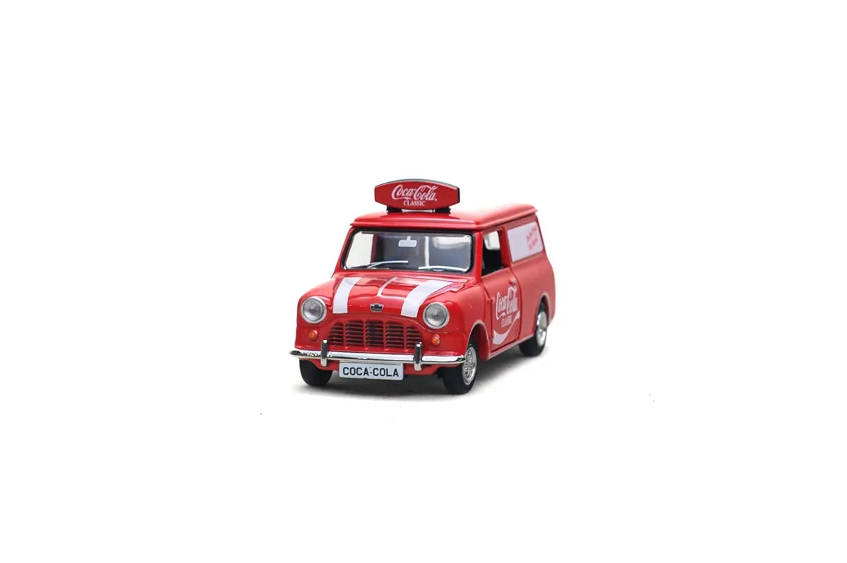 Premium scale diecast model car – Austin Mini Countryman Coca-Cola, 1:50 Scale Collectible