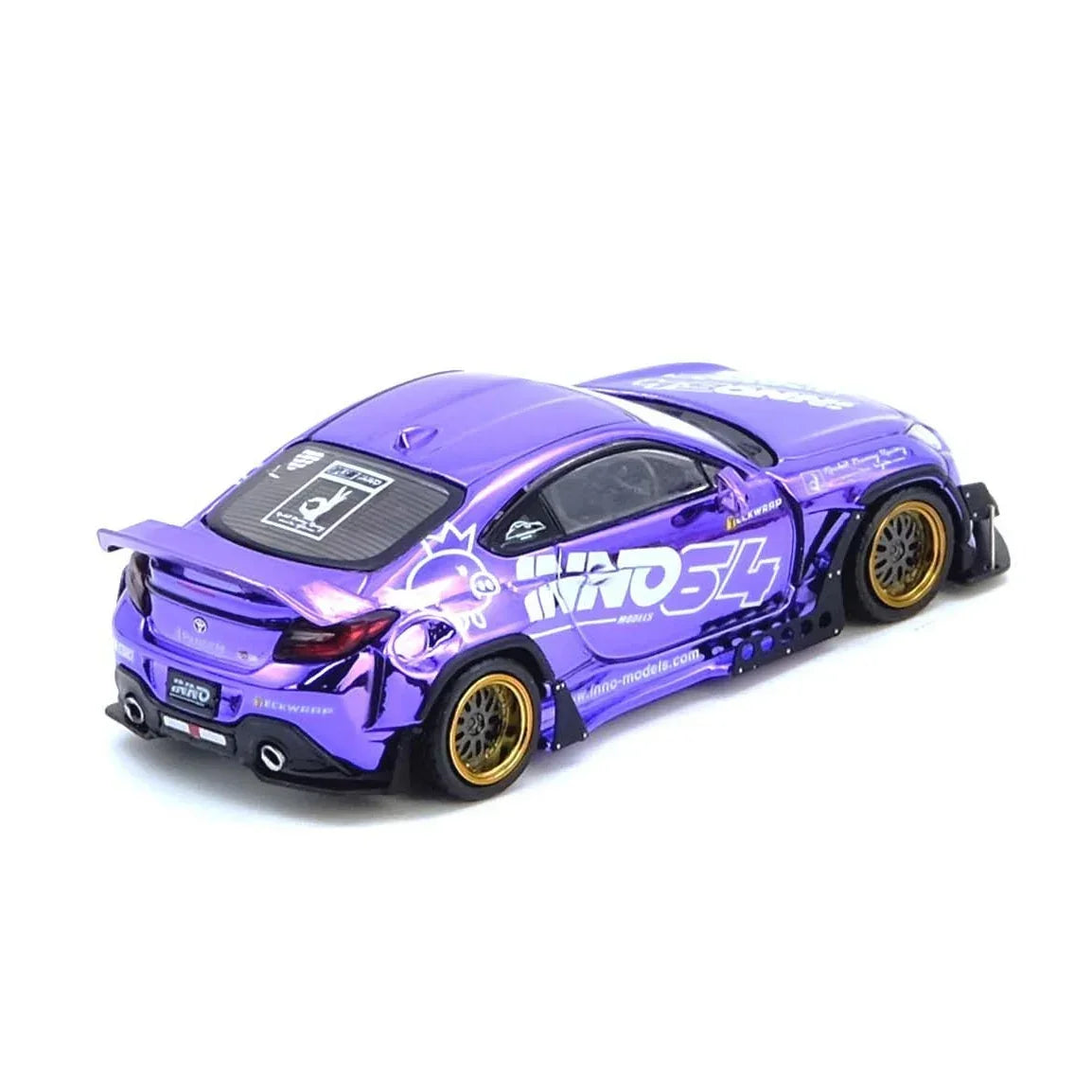 Premium scale diecast model car – Toyota GR86 Pandem Hobby Expo Beijing Event Edition 2025, 1:64 Scale (Purple Chrome) Collectible
