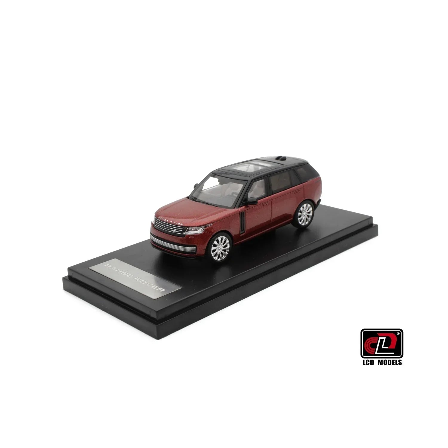 Premium scale diecast model car – Land Rover Range Rover, 1:64 Scale (Red) Collectible