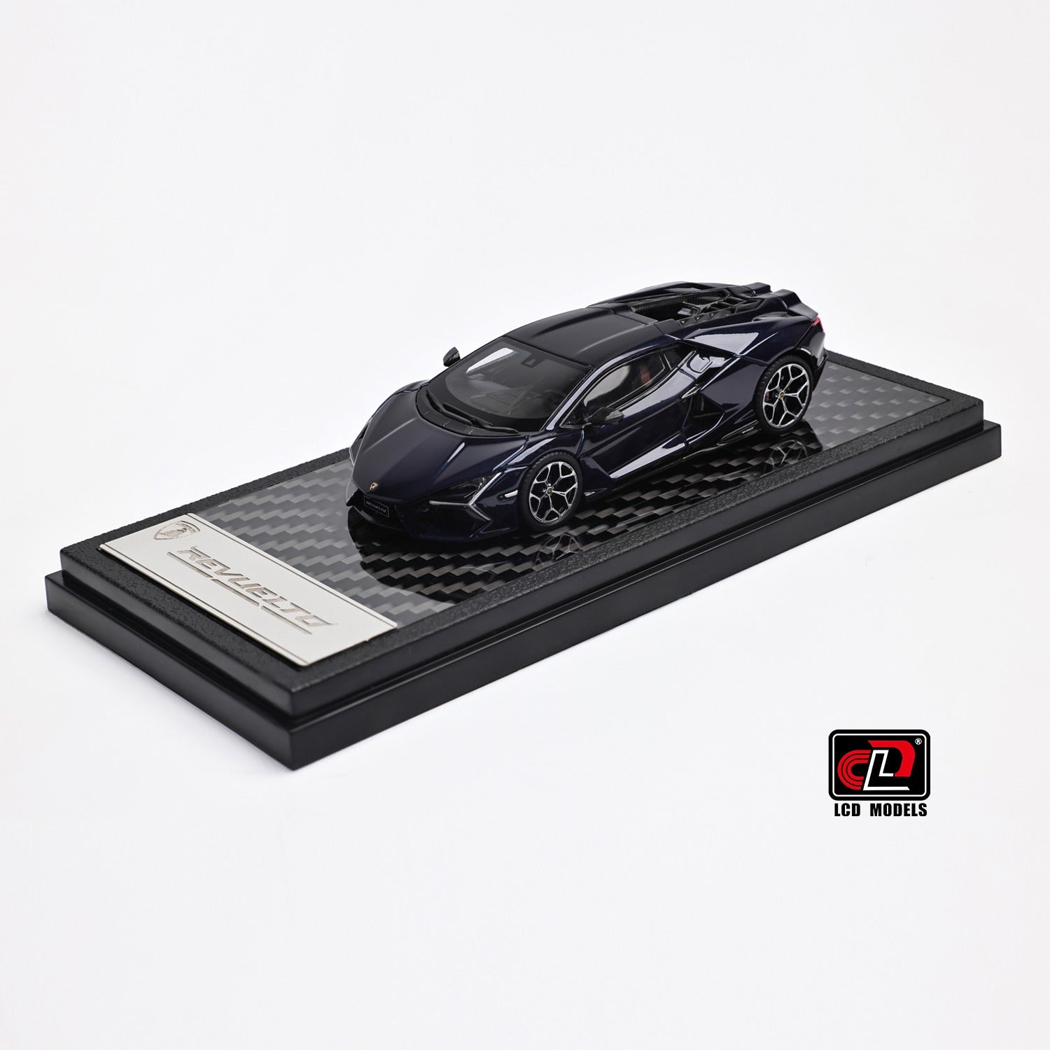 Premium scale diecast model car – Lamborghini Revuelto, 1:64 Scale (Blue) Collectible