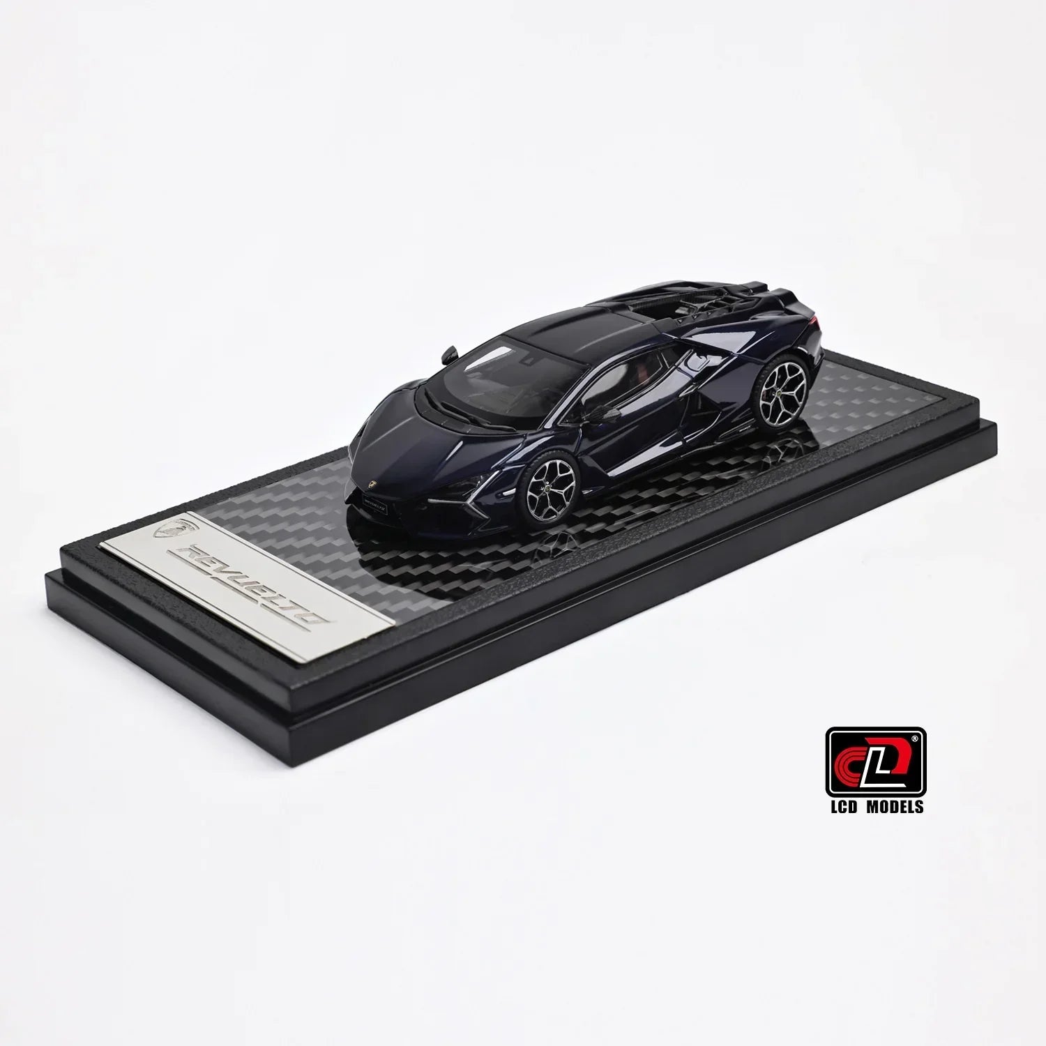 Premium scale diecast model car – Lamborghini Revuelto, 1:64 Scale (Blue) Collectible